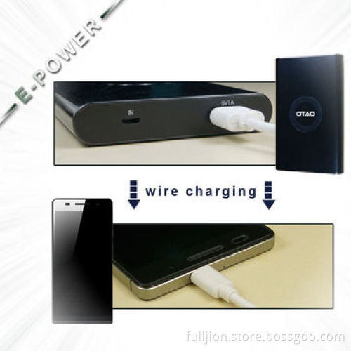 QI wireless charger power bank for cellphone